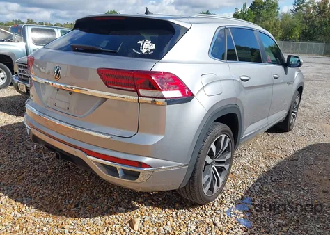 2021 Volkswagen Atlas Cross Sport 3.6L V6 Sel R-Line from USA, damaged, VIN 1V2CE2CA2MC206387